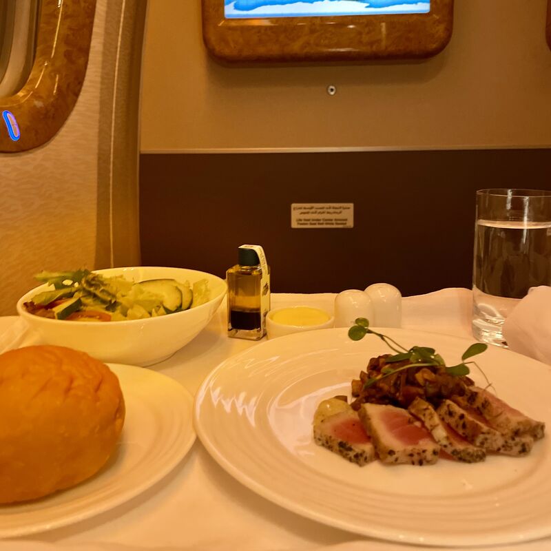 Emirates, posiłek Emirates, posiłek