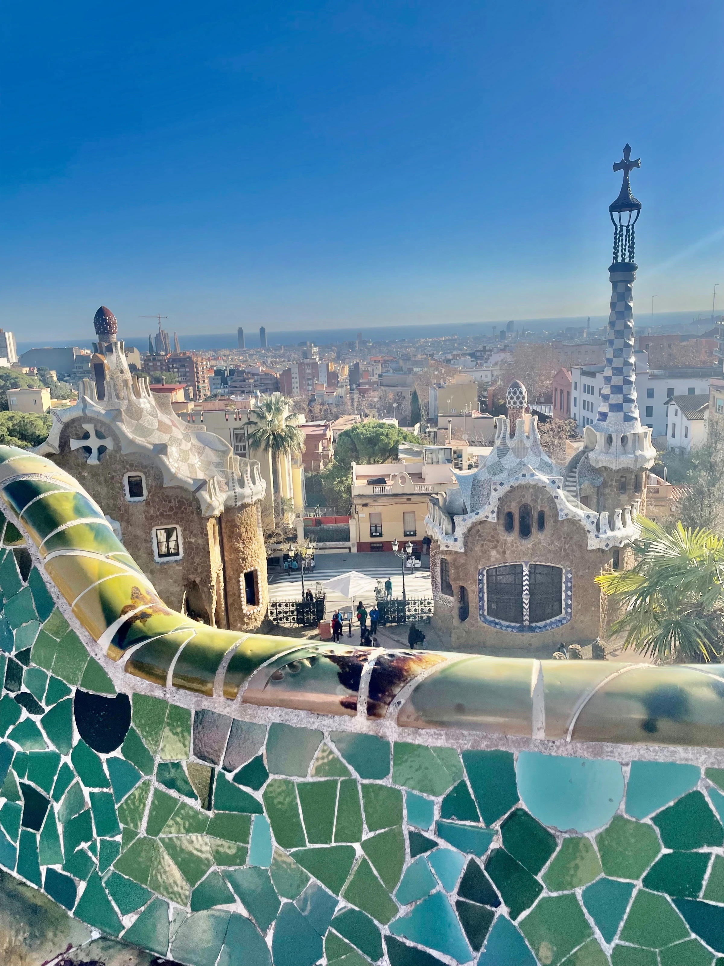 Hiszpania, Barcelona, Park Güell Hiszpania, Barcelona, Park Güell